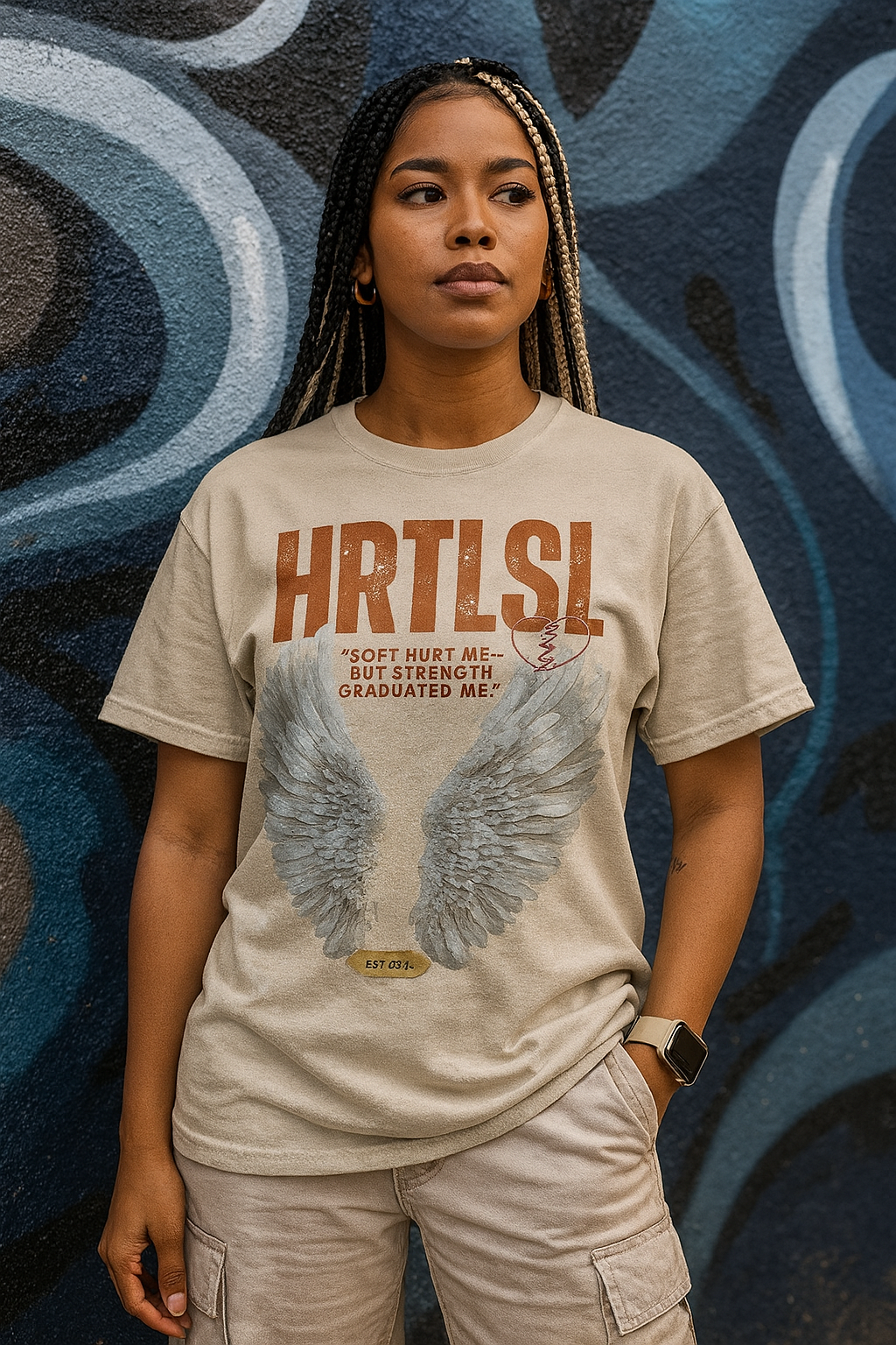 HRTLSS “Strength Graduated Me” Tee – Short Sleeve (Copy)
