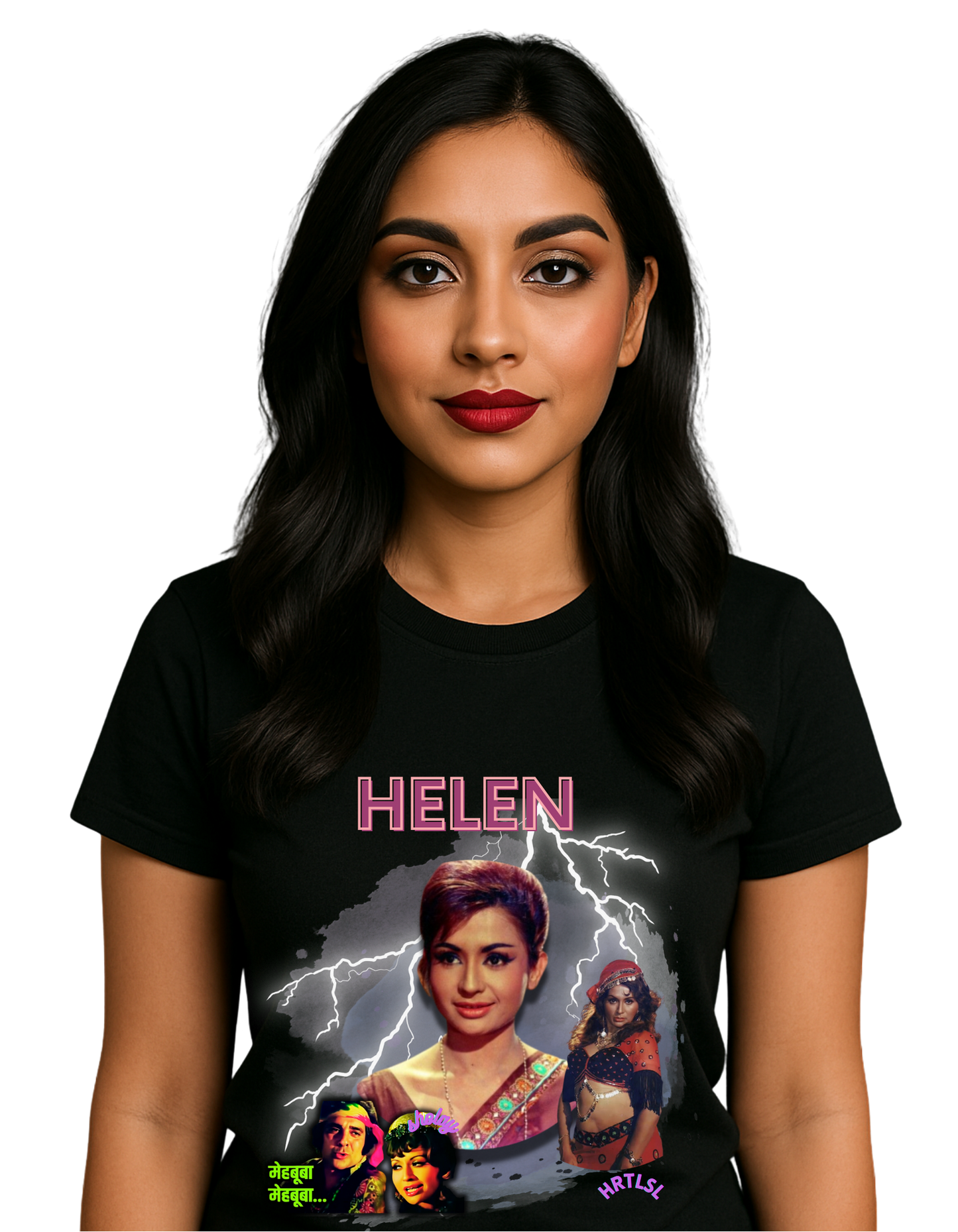"Helen Icon Tee" – Unisex Tribute to Bollywood’s Original Star