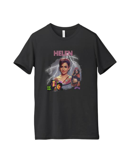 "Helen Icon Tee" – Unisex Tribute to Bollywood’s Original Star