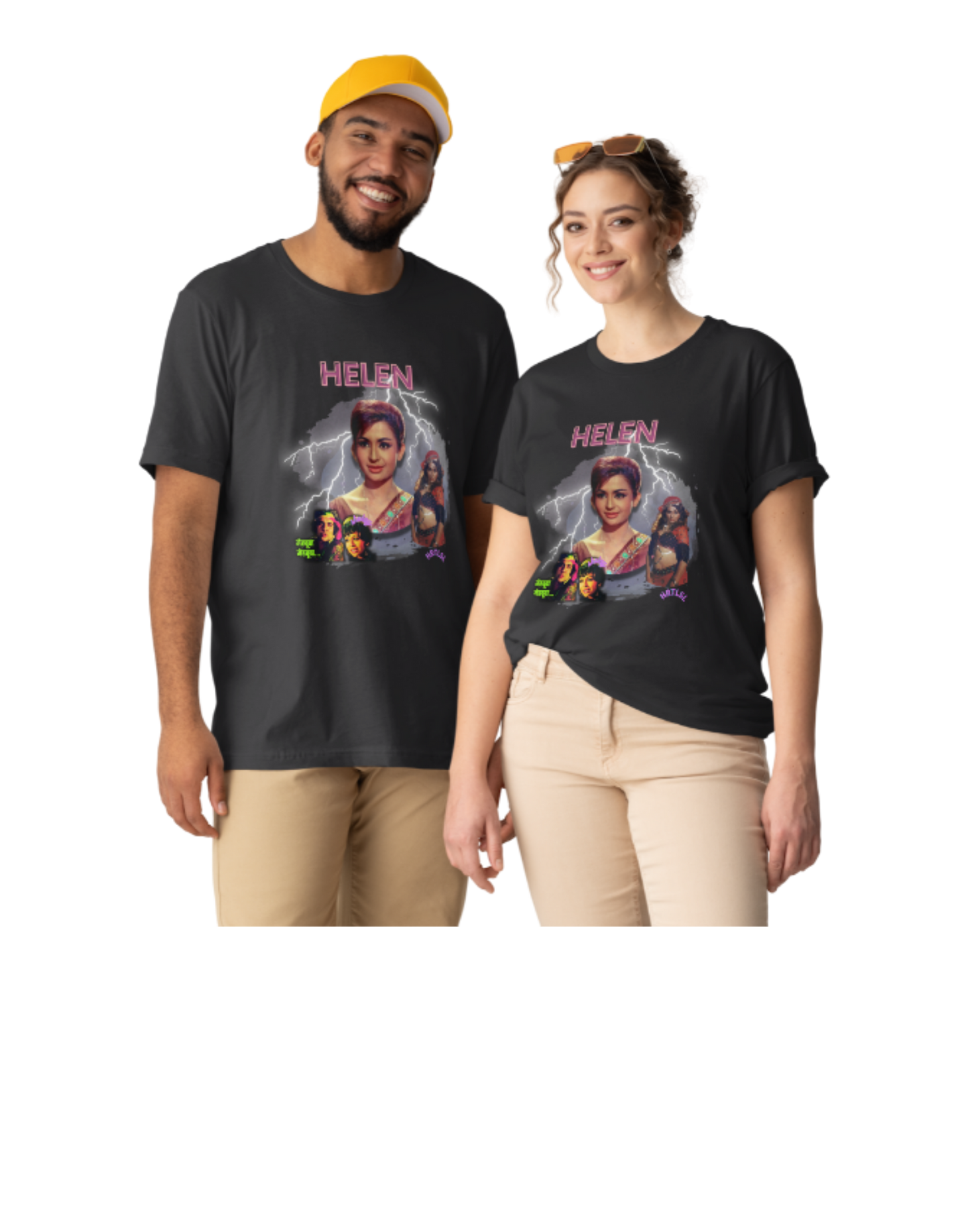 "Helen Icon Tee" – Unisex Tribute to Bollywood’s Original Star
