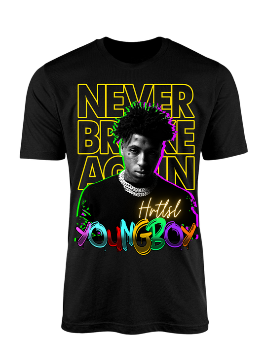 Never Broke Again Tee” – NBA YoungBoy Lifestyle Shirt