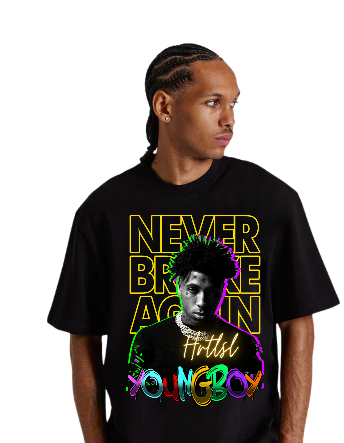 Never Broke Again Tee” – NBA YoungBoy Lifestyle Shirt